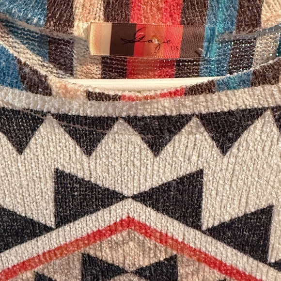 Gaze Geometric Patterned Sweater size S - Picture 6 of 9
